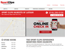Tablet Screenshot of haircutmenlathamny.com